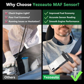 Yezoauto label with OE reference number confirming part compatibility