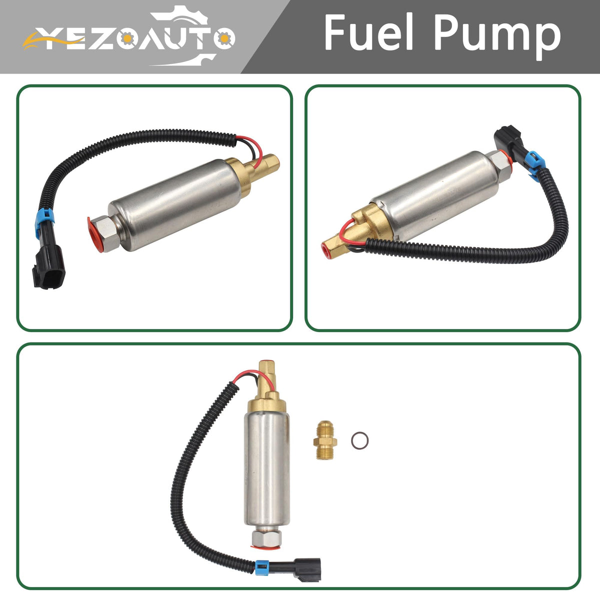 Yezoauto non-threaded outlet close-up matching push-on hose connections benefit