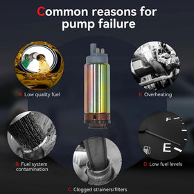 Yezoauto pump mounted in tank illustrating direct-fit replacement for easy installation