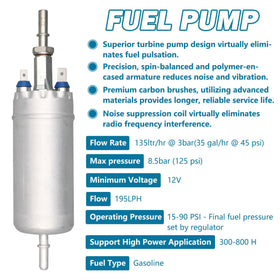 Yezoauto packaged pump and included parts for straightforward installation