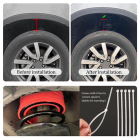 YGDMD installation step snapping spacer onto coil for easy DIY fitment
