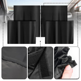 YGDMD rear shade installed inside car demonstrating cooler cabin comfort