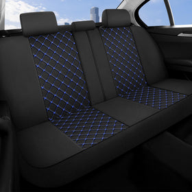 YGL detached headrest covers displayed to show easy removal and fit