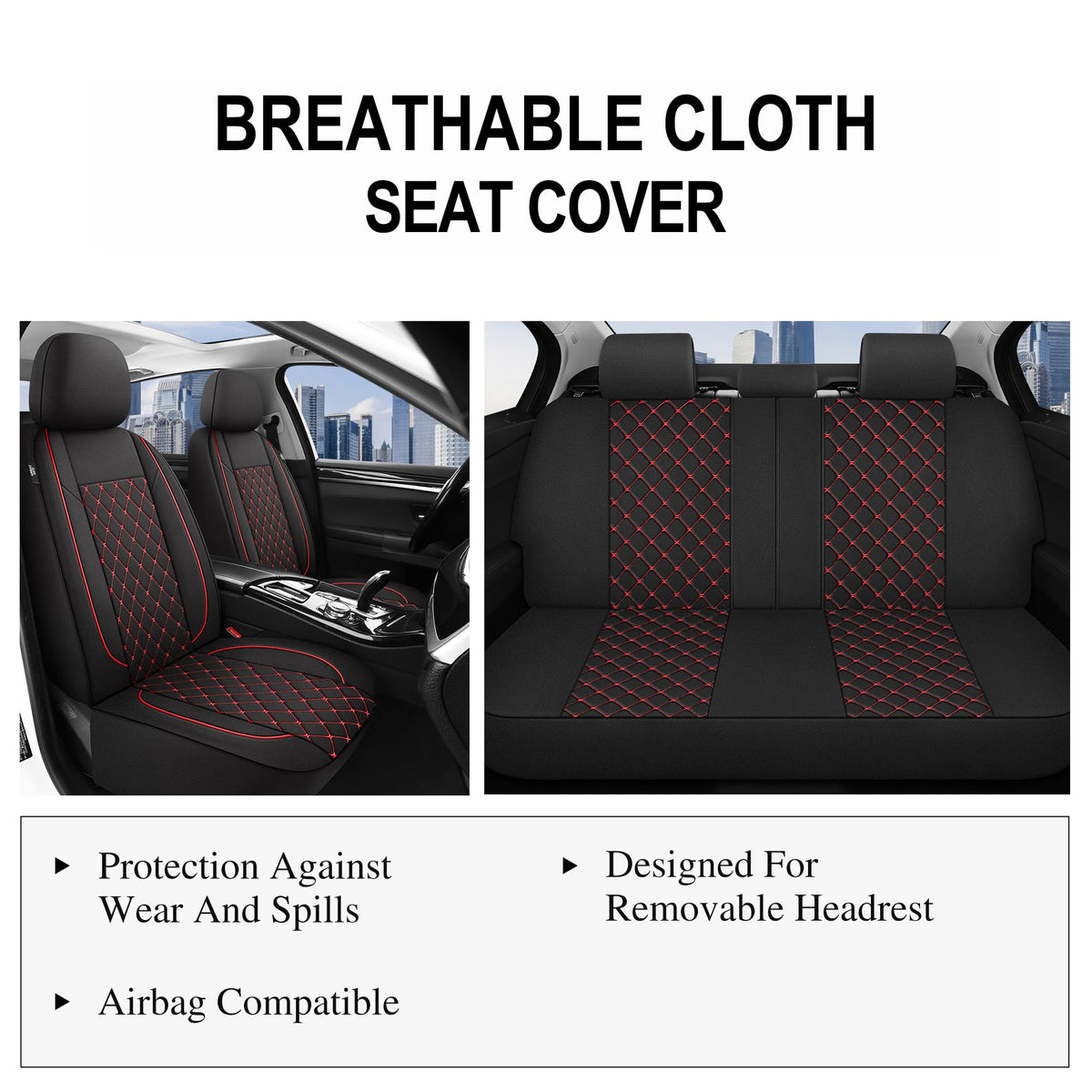YGL rear seat coverage showing full protection for passengers and cargo use