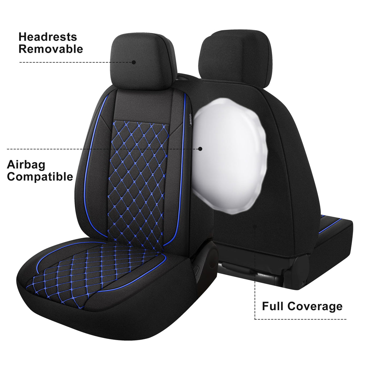 YGL seat belt and buckle access showing compatibility and safety