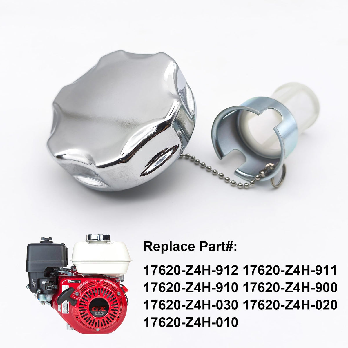 YGQ cap close-up showing gasket and spring for reliable leak prevention