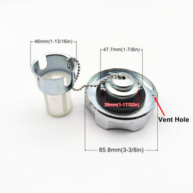 YGQ cap strainer screen close-up filtering debris for cleaner fuel delivery