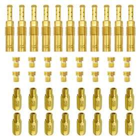YGQ front packaging showing full 43-piece jet kit and organized layout for quick access