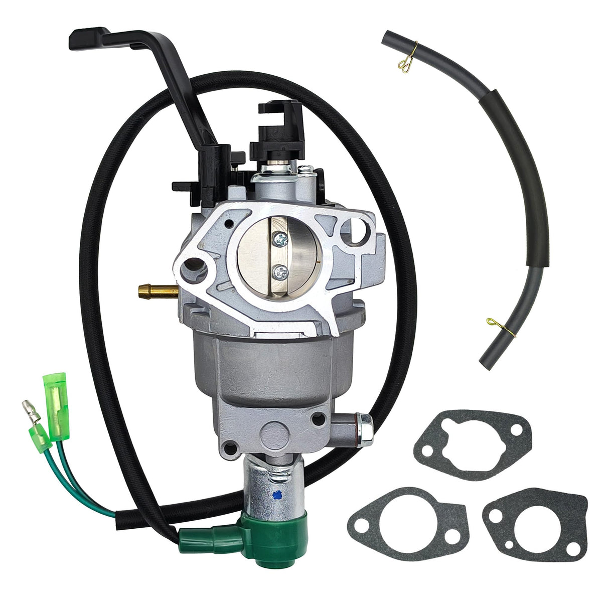 YGQ Huayi carburetor front view showing clean cast body and reliable fit