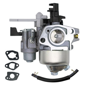 YGQ Huayi P19 carburetor front view showing clean bore and benefit of reliable fueling