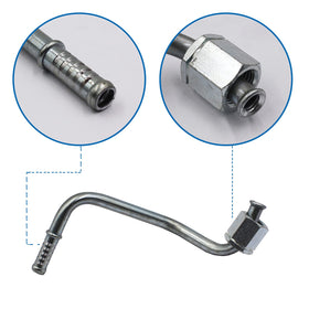 YHB tubing reinforcement texture detail for durability under heat