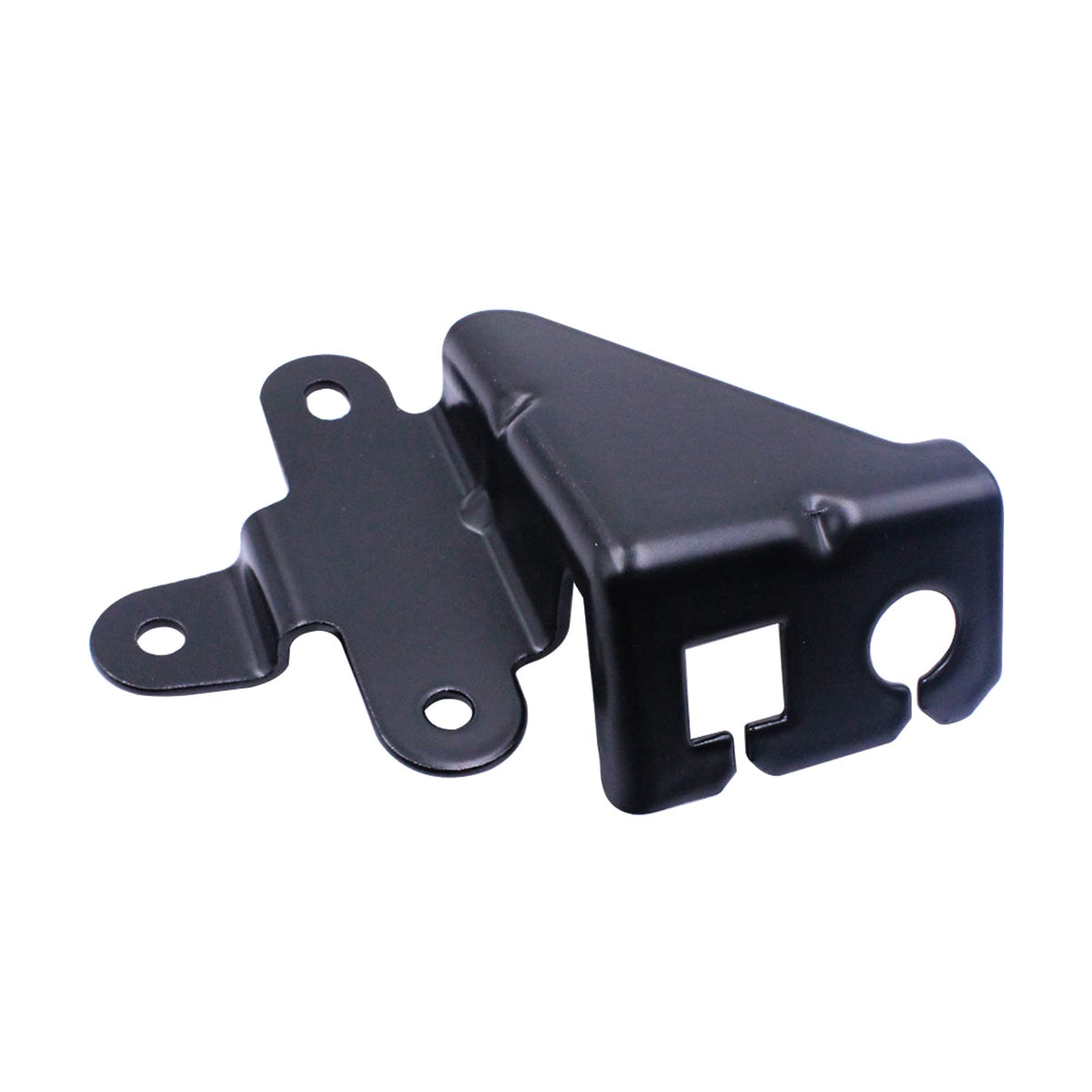 YHB throttle bracket next to ruler for size reference aiding fitment decisions