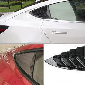 yhcdsea louver alongside ruler showing compact size for precise Model 3 fit
