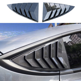 yhcdsea rear side window louver front view showing sleek profile and enhanced look