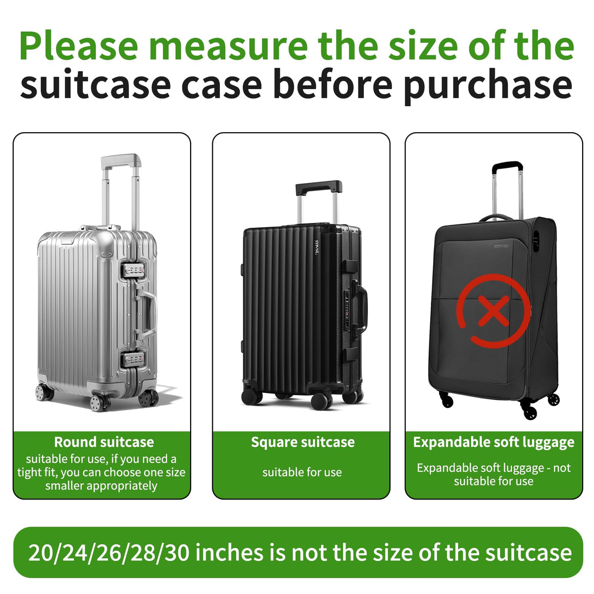 YHOUSE scale comparison with suitcase showing correct sizing benefit