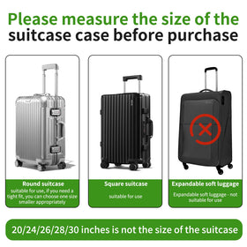 YHOUSE scale comparison with suitcase showing correct sizing benefit