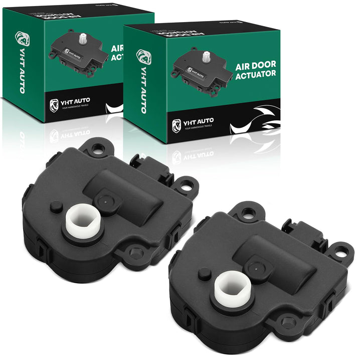 YHTAUTO actuator front view showing mounting points and benefit of easy fit