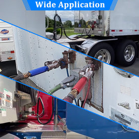 YiaChuii gladhands connected during truck hookup demonstrating reliable seal and ease