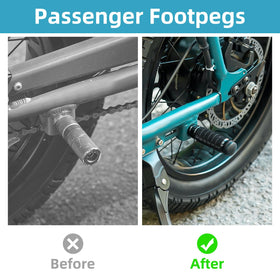YIBEICO image of supplied spacers and hardware showing easy-install benefit