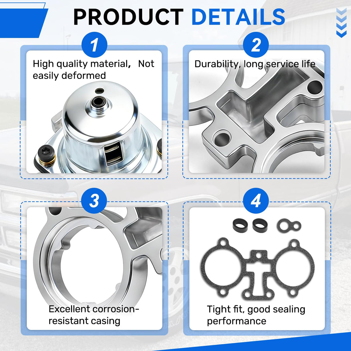 YIBEICO regulator mounting point alignment illustrating direct-fit installation