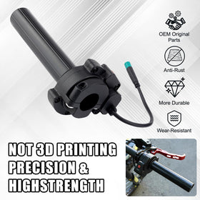 YIBEICO throttle mounted on Talaria handlebar demonstrating easy installation