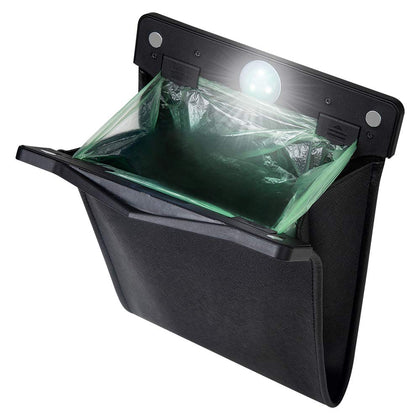 yicheyiyou front view hanging trash can shows tidy styling and convenience