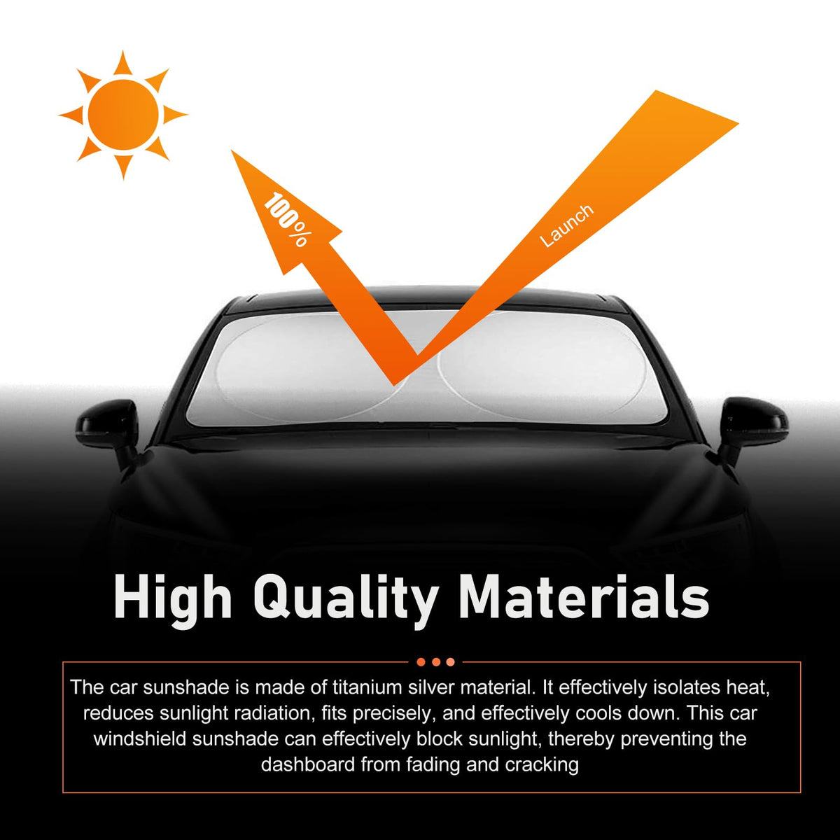 Yidcidu square side panel texture detail delivering scratch-resistant protection for windows