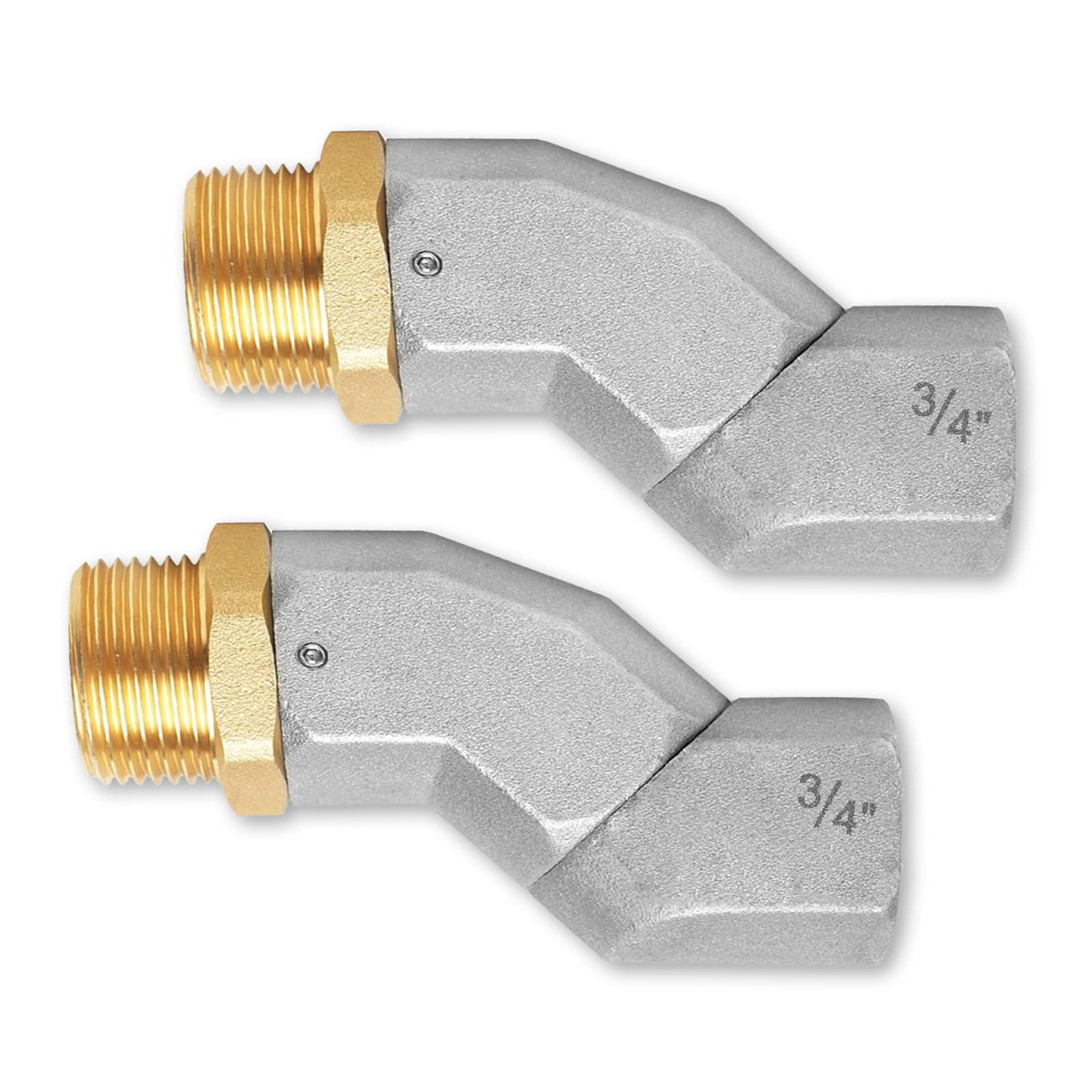 YIENAKFUN front view of swivel showing compact connector and smooth rotation benefit