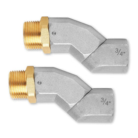 YIENAKFUN front view of swivel showing compact connector and smooth rotation benefit