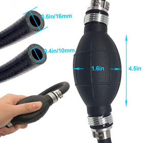 YIENAKFUN nylon-braided hose texture detail illustrating durability and low-permeation benefit