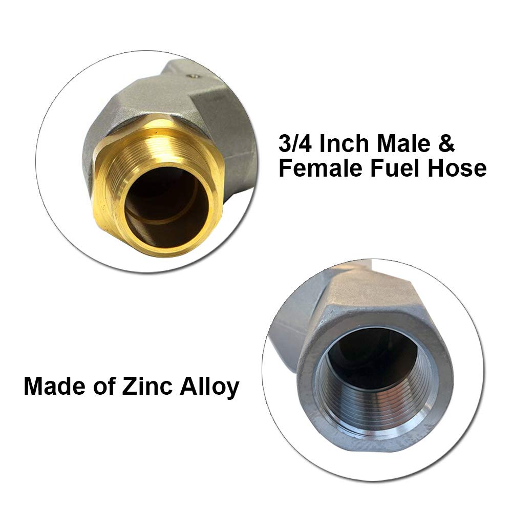 YIENAKFUN swivel next to wrench showing size for quick installation reference