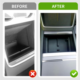 Yieokei armrest storage open showing secure valuables storage benefit