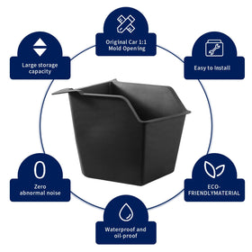 Yieokei installed in Model Y rear trunk providing organized compartments