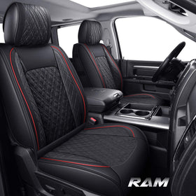 YIERTAI front seat full view showing snug fit and renewed cabin style