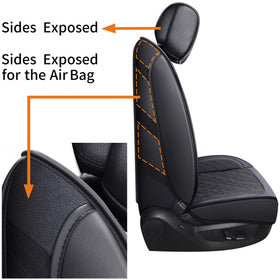 YIERTAI front seat storage pockets detail keeping phone and papers organized