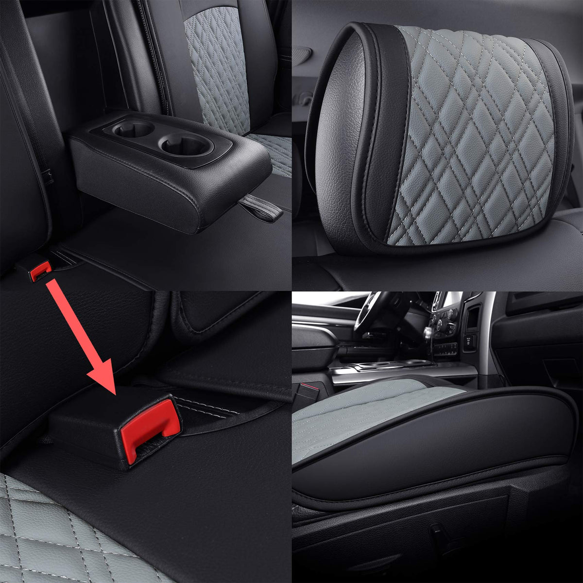 YIERTAI lifestyle truck interior installed showing upgraded look and practical protection