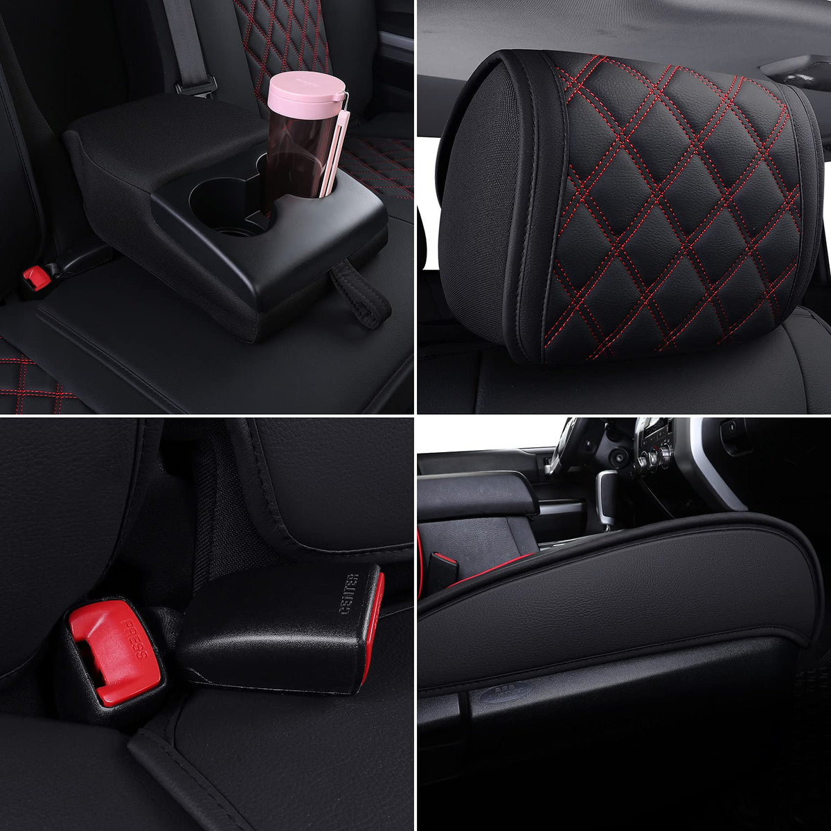 YIERTAI anti-slip backing preventing cover movement while driving