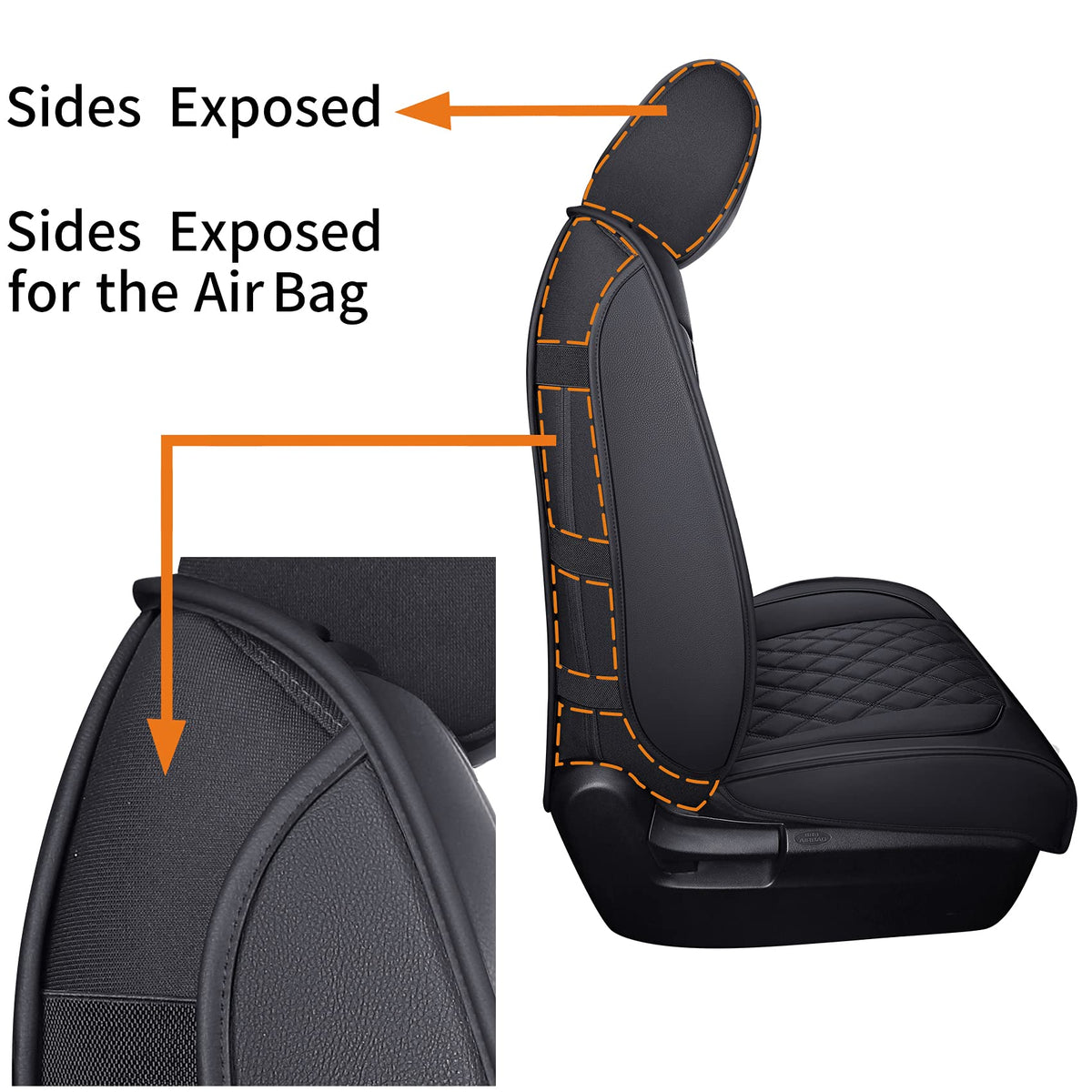 YIERTAI front pocket storage showing phone and keys kept within reach