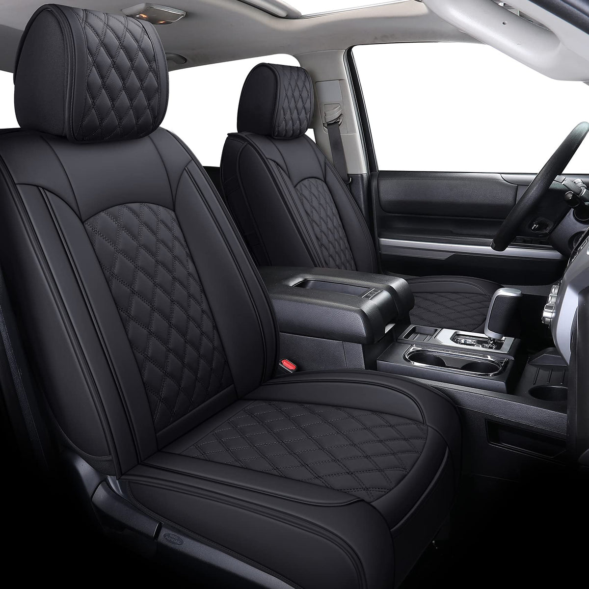 YIERTAI front seat overview showing full coverage and refined appearance