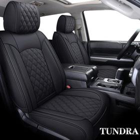 YIERTAI seat cover next to factory seat for clear size and scale reference