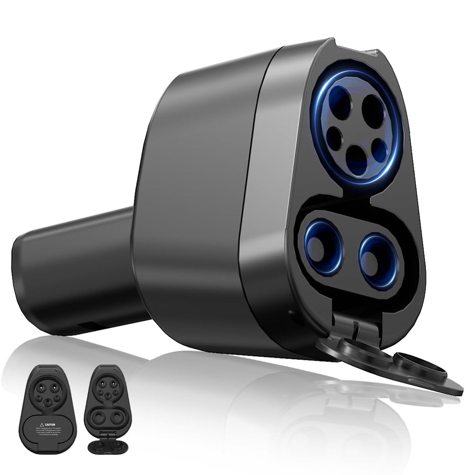 YIGPAIPO adapter front view showing compact design and clear markings for safe use