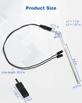YIGUCS heating element terminal closeup showing electrical connectors for easy installation benefit