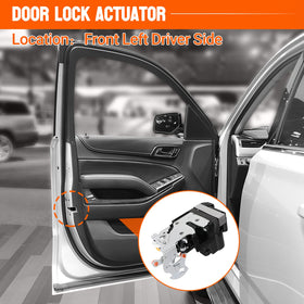 Yikesai actuator installed inside door interior demonstrating restored locking function benefit