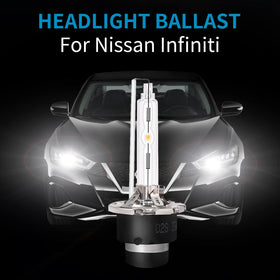 Yikesai D2S bulb closeup emphasizing clear glass and solid base for consistent light
