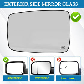 Yikesai mirror glass close-up showing clear surface benefit