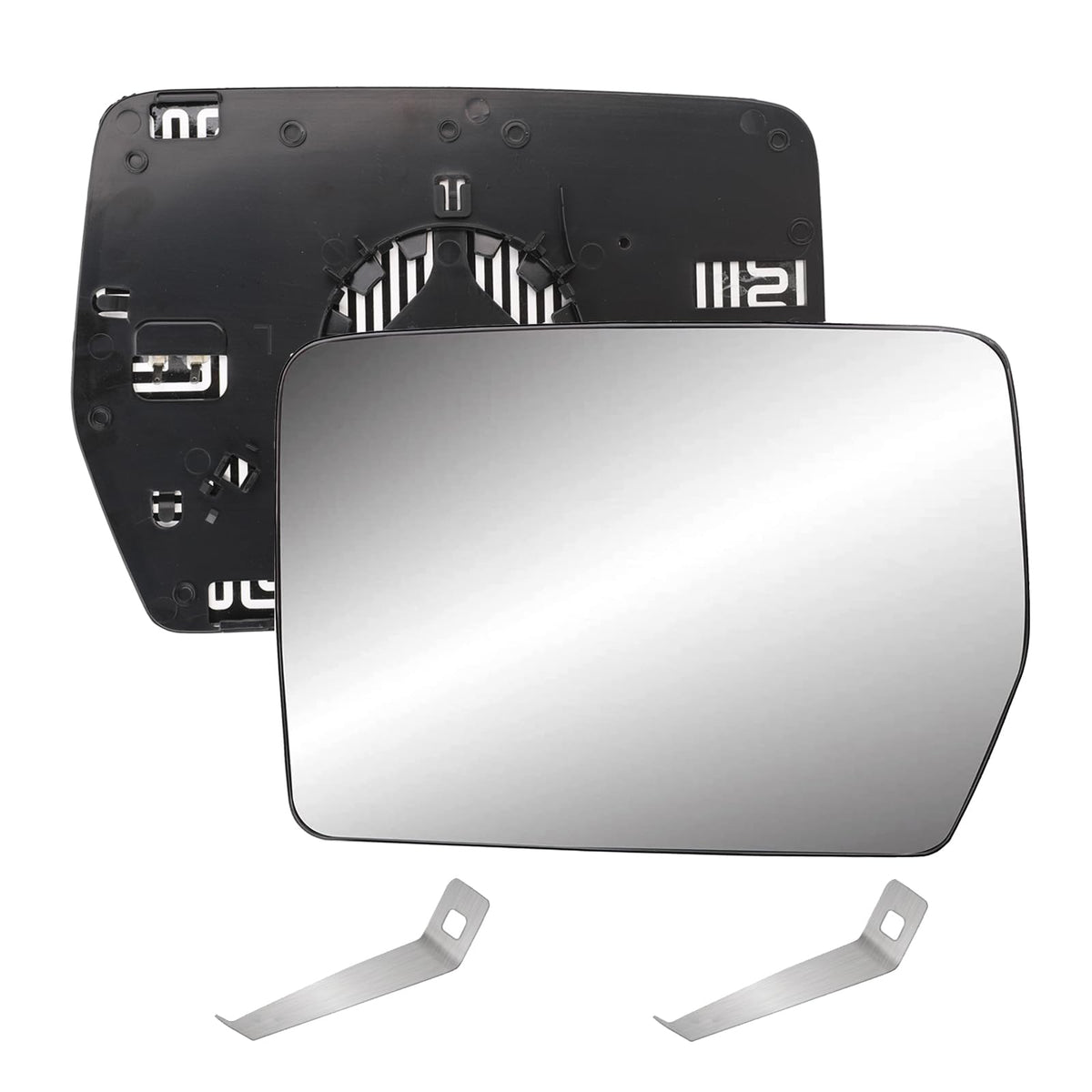 Yikesai driver-side mirror front view showing clear reflective surface and fit