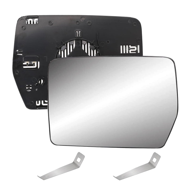 Yikesai driver-side mirror front view showing clear reflective surface and fit