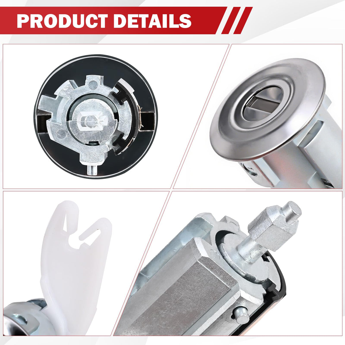 Yikesai ignition switch assembled front view demonstrating correct form and reliable engagement