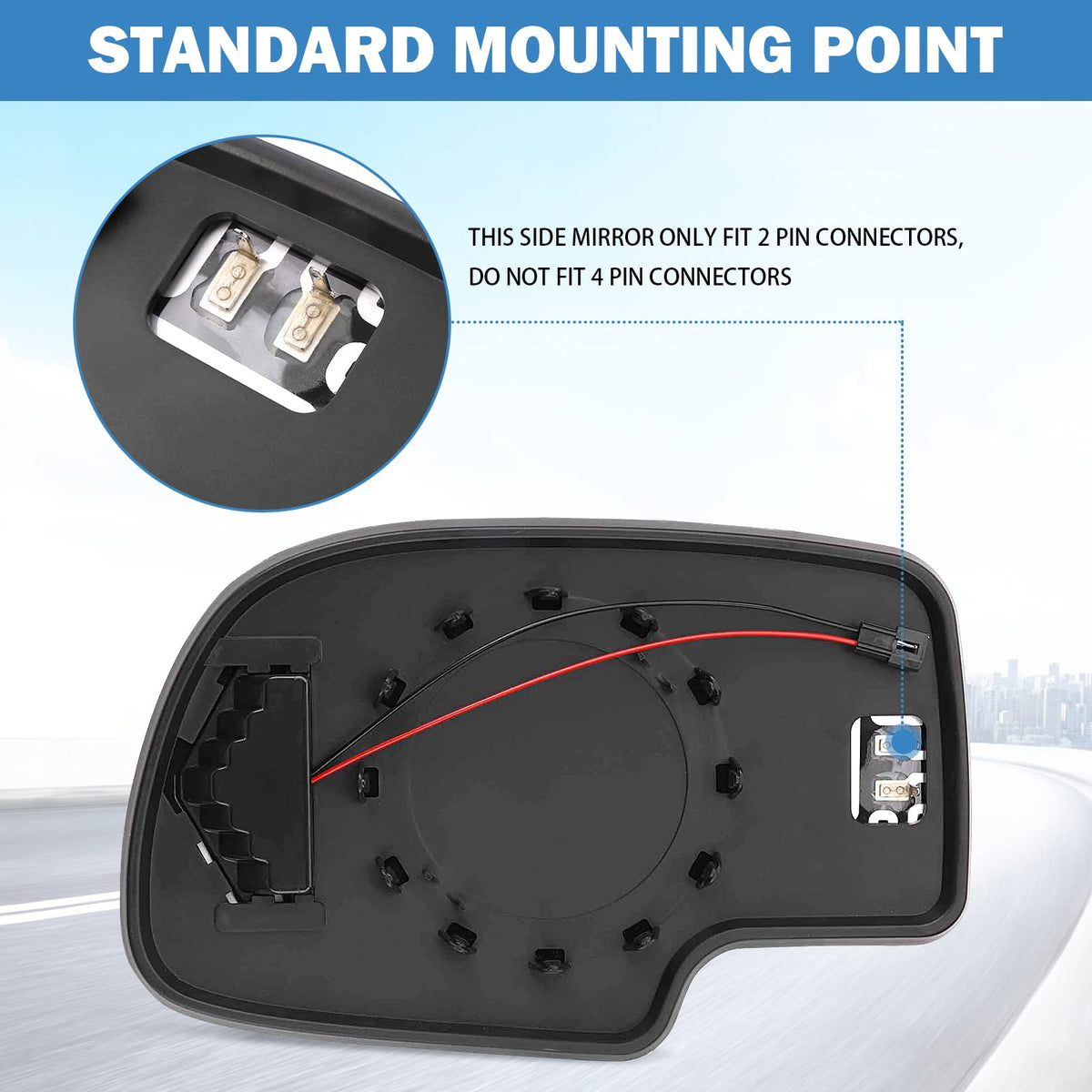 Yikesai LED arrow turn signal detail improving visibility benefit