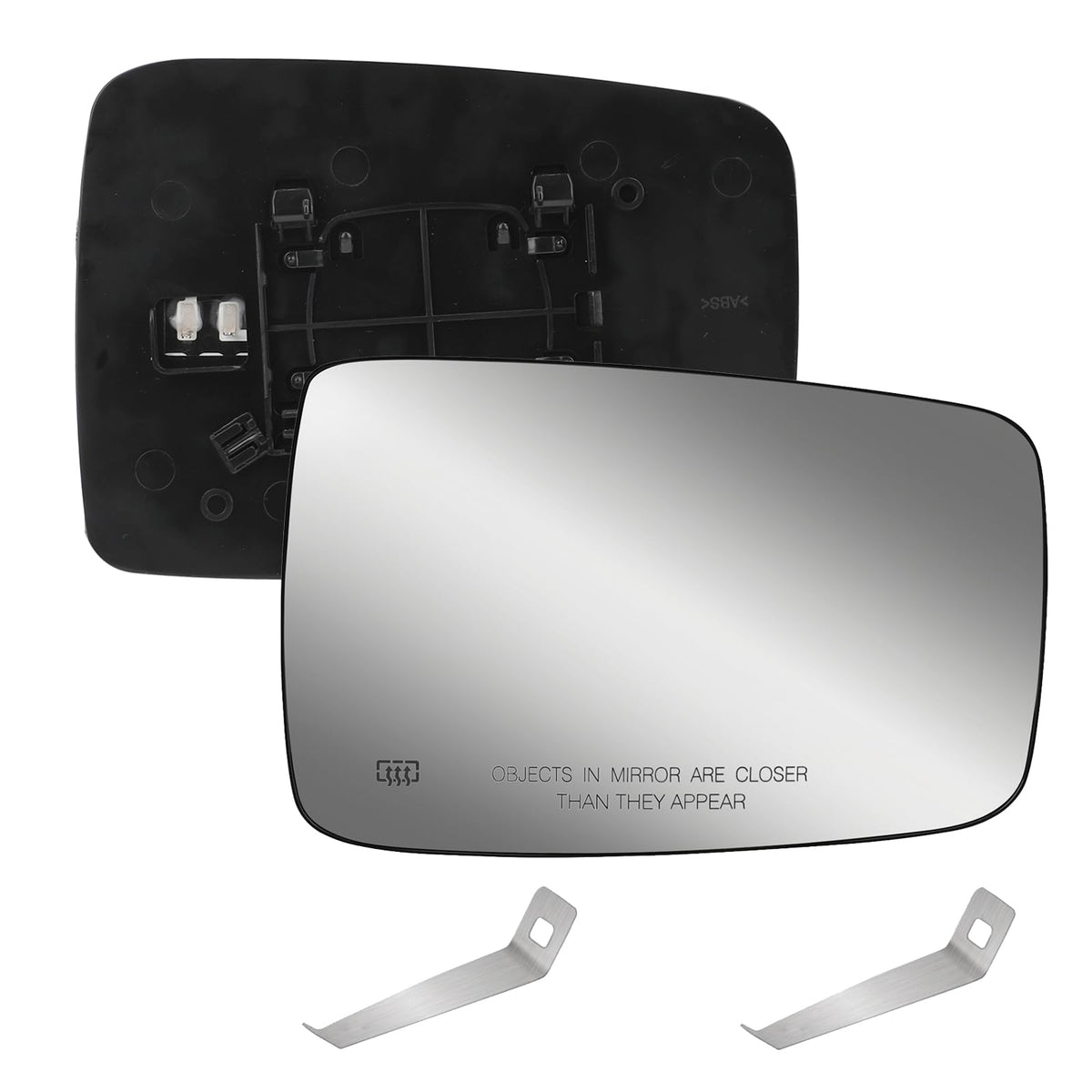 Yikesai right-side mirror front view showing clean fit benefit